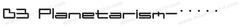 D3 Planetarism字体转换
